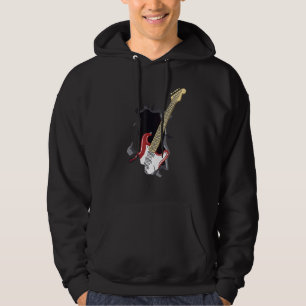 Cool Guitar Player  Guitar Hoodie