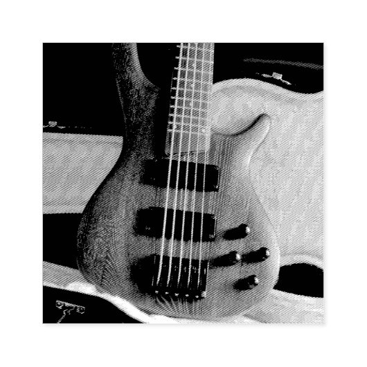 Cool Guitar Rubberstempel (Afrduk)