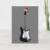 Cool Guitar Santa Kaart (Voorkant)
