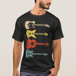 Cool Guitar Spelers Art Mannen Vrouwen  Akoestisch T-shirt