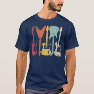 Cool Guitar Spelers Art Mannen Vrouwen  Akoestisch T-shirt