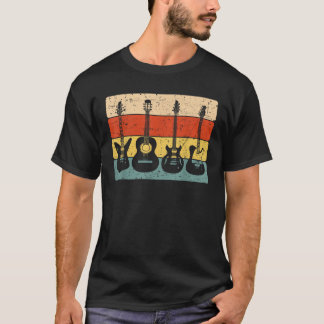 Cool Guitar Spelers Art Mannen Vrouwen Akoestisch T-shirt