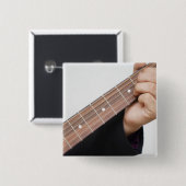 Cool Guitar Vierkante Button 5,1 Cm (Voorkant /achterkant)