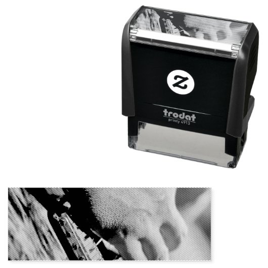 Cool Guitar Zelfinktende Stempel (In situ)