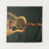 Cool guitarist gift wandkleed (Voorkant (horizontaal))