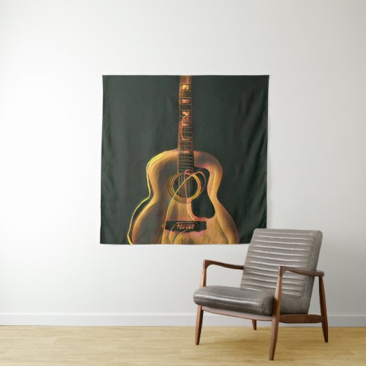 Cool guitarist gift wandkleed (In situ)