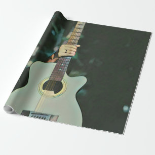 Cool Guitarist giftige Cadeaupapier