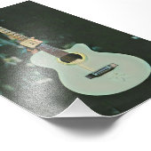 Cool Guitarist giftige Foto Afdruk (Hoek)