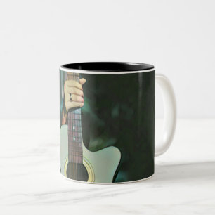 Cool Guitarist giftige Tweekleurige Koffiemok