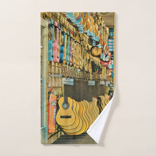 Cool guitarist gifts handdoek (Handdoek)