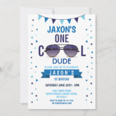 Cool guy 1 zondagse zonnebrillen zomerbakken kaart (Voorkant)