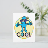 Cool guy briefkaart (Staand voorkant)