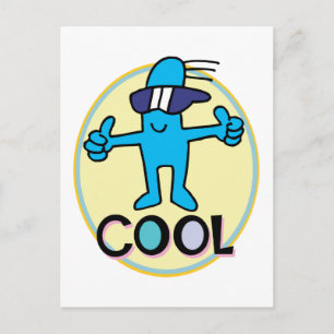 Cool guy briefkaart