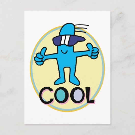Cool guy briefkaart (Voorkant)