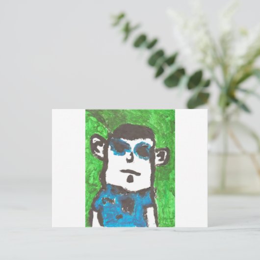 Cool Guy Briefkaart (Staand voorkant)