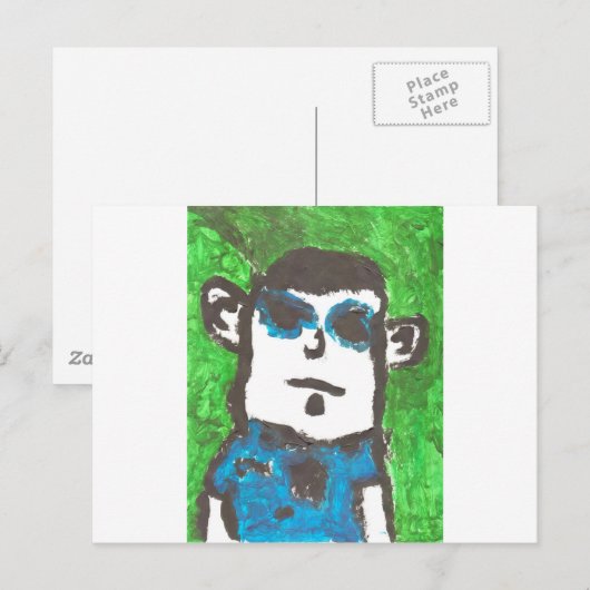 Cool Guy Briefkaart (Voorkant / Achterkant)