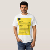 "Cool Guy Facts T-shirt: Ontdek fascinerende T" T-shirt (Voorkant volledig)