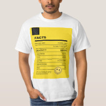 "Cool Guy Facts T-shirt: Ontdek fascinerende T"