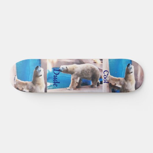 Cool Guy Polar Beer Boar Skateboard (Horizontaal)