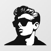 Cool Guy Raamsticker (Vel)