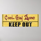 Cool Guy Zone Poster (Voorkant)