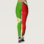Cool Guyana Flag Mode Leggings (Achterkant)