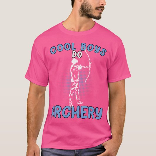 Cool Guys Do Archery Bow Archer Archers T-shirt (Voorkant)