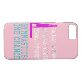 Cool Gymnastics geeft u slechts één kans op cadeau Case-Mate iPhone Case (Achterkant (Horizontaal))