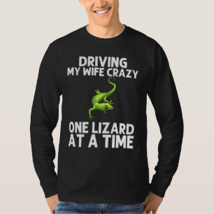 Cool hagedis voor mannen vader gekko groene reptie t-shirt