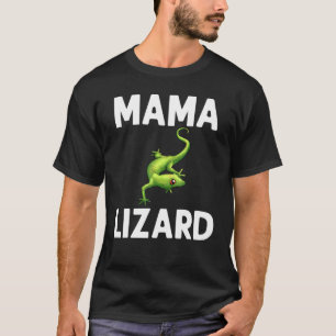 Cool hagedis voor vrouwen Moeder gekko groene rept T-shirt