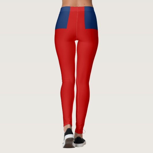 Cool Haiti Flag Mode Leggings (Achterkant)