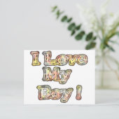 Cool  Hakuna Matata geeft me het liefste van mijn  Briefkaart (Staand voorkant)