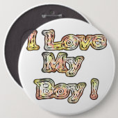 Cool  Hakuna Matata geeft me het liefste van mijn  Ronde Button 6,0 Cm (Voorkant /achterkant)