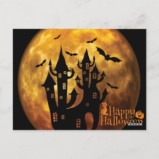 Cool Halloween Briefkaart (Achterkant)