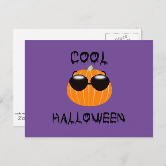 Cool Halloween Briefkaart (Voorkant / Achterkant)