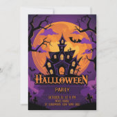 Cool Halloween-feest Kaart (Voorkant)
