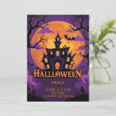 Cool Halloween-feest Kaart (Staand voorkant)
