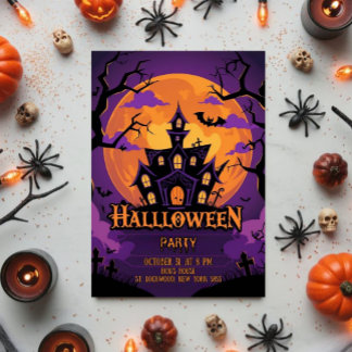 Cool Halloween-feest Kaart
