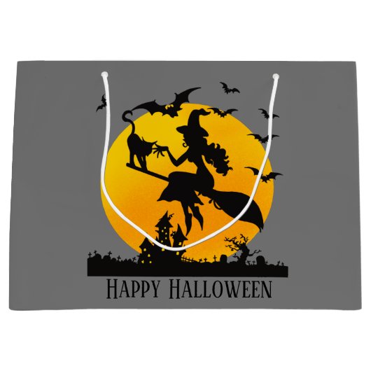 Cool Halloween heks Holiday Groot Cadeauzakje (Voorkant)