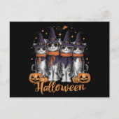Cool Halloween Katten Gift voor Dochter Gift voor  Briefkaart (Voorkant)