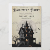 Cool Halloween Party Kaart (Voorkant)