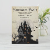 Cool Halloween Party Kaart (Staand voorkant)