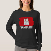 Cool Hamburg Flag T-shirt (Voorkant)