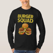 Cool Hamburger Mannen Vrouwen Cheeseburger Fast Fo T-shirt (Voorkant)