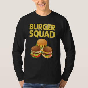 Cool Hamburger Mannen Vrouwen Cheeseburger Fast Fo T-shirt