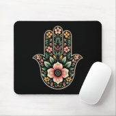 Cool Hamsa Khamsa Symbol In Floral Art Style Chris Muismat (Met muis)
