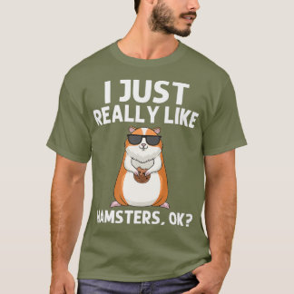 Cool Hamster Gift Voor Mannen Vrouwen Syrische Dwe T-shirt