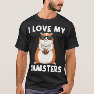 Cool Hamster Gift Voor Mannen Vrouwen Syrische Dwe T-shirt