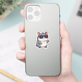 Cool Hamster Sticker (Telefoon)