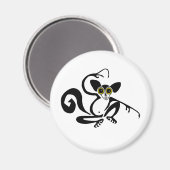 Cool hand getekend AYE-AYE - Weird wildlife - Lemu Magneet (Voorkant / Achterkant)